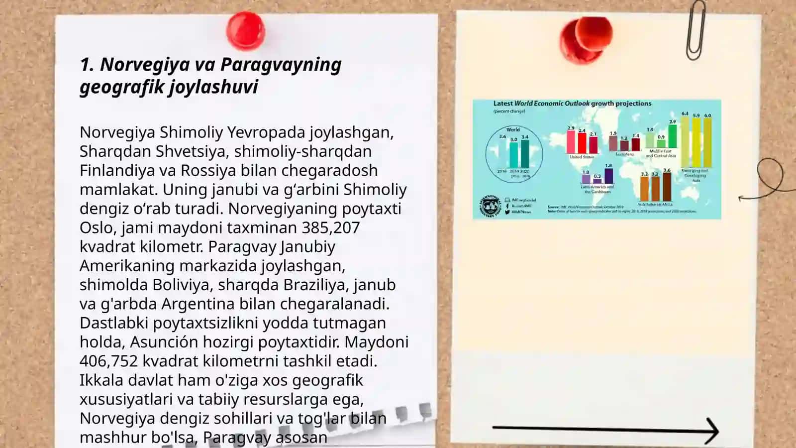 Norvegiya va Paragvey davlatlari haqida umumiy ma’lumot va iqtisodiy rivojlanishi 3