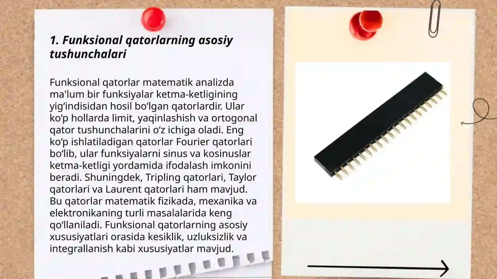 Funksional qatorlarning asosiy tushunchalari 3