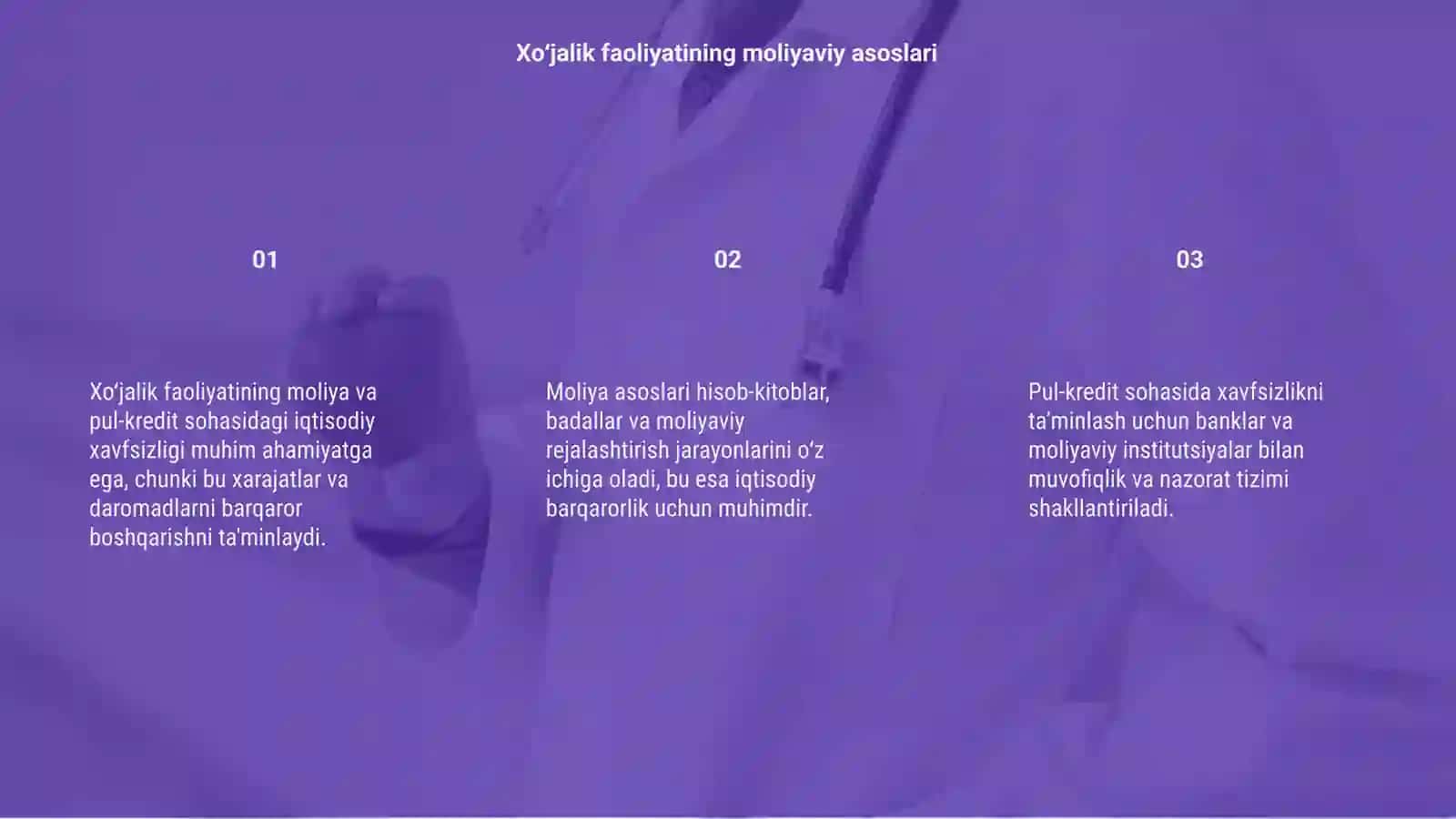 Xo‘jalik faoliyatining moliya va pul-kredit sohasidagi iqtisodiy xavfsizligi 3