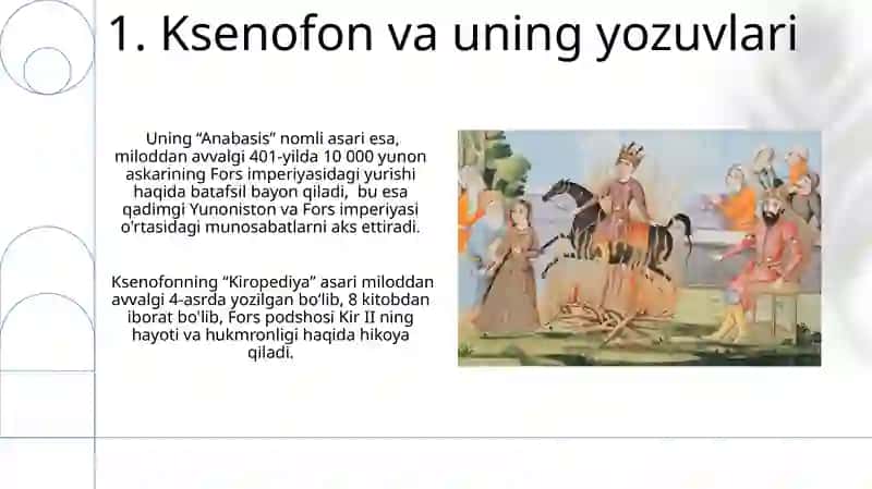 Qadimgi fors bitiklari va ilk yunon manbalari roʻyxatini tuzish 3