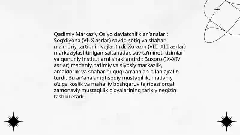 Oʻzbekistonda mustaqillik gʻoyalarining tarixiy asoslari 3