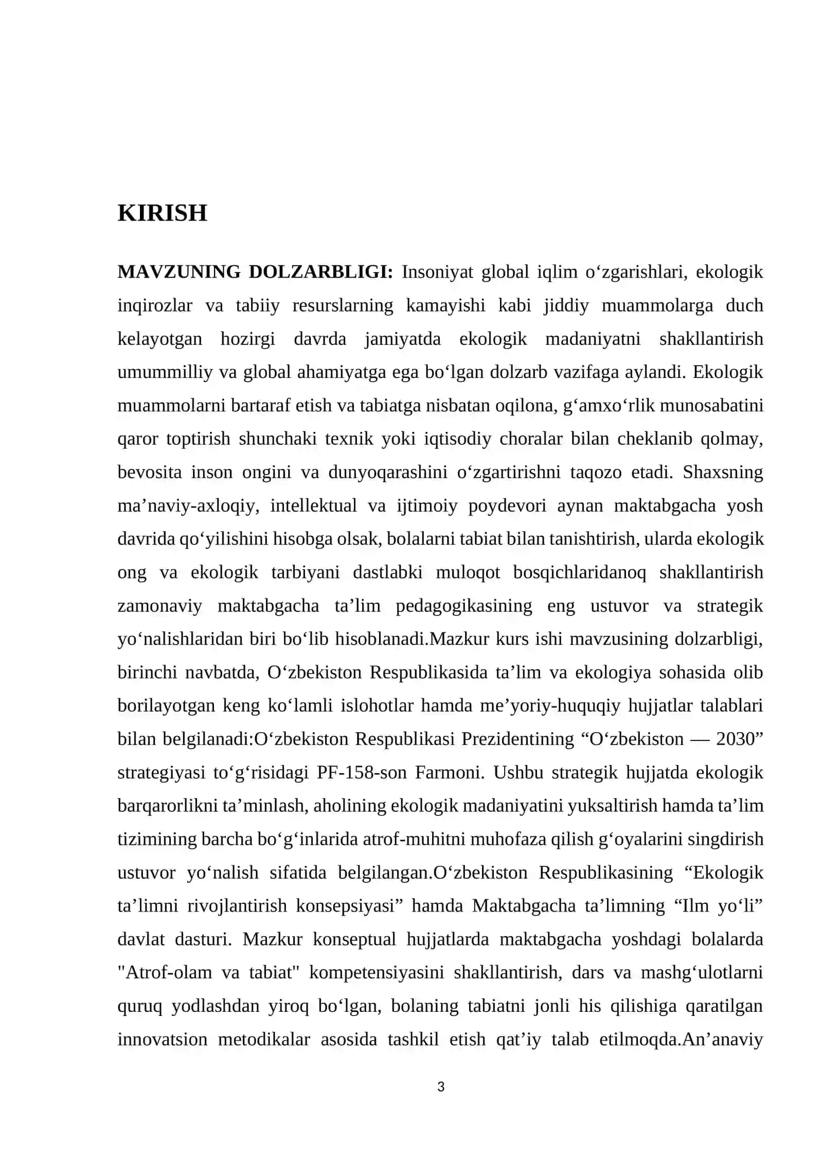 MAKTABGACHA TA’LIMDA TABIAT BILAN TANISHTIRISHNING NAZARIY ASOSLARI 3