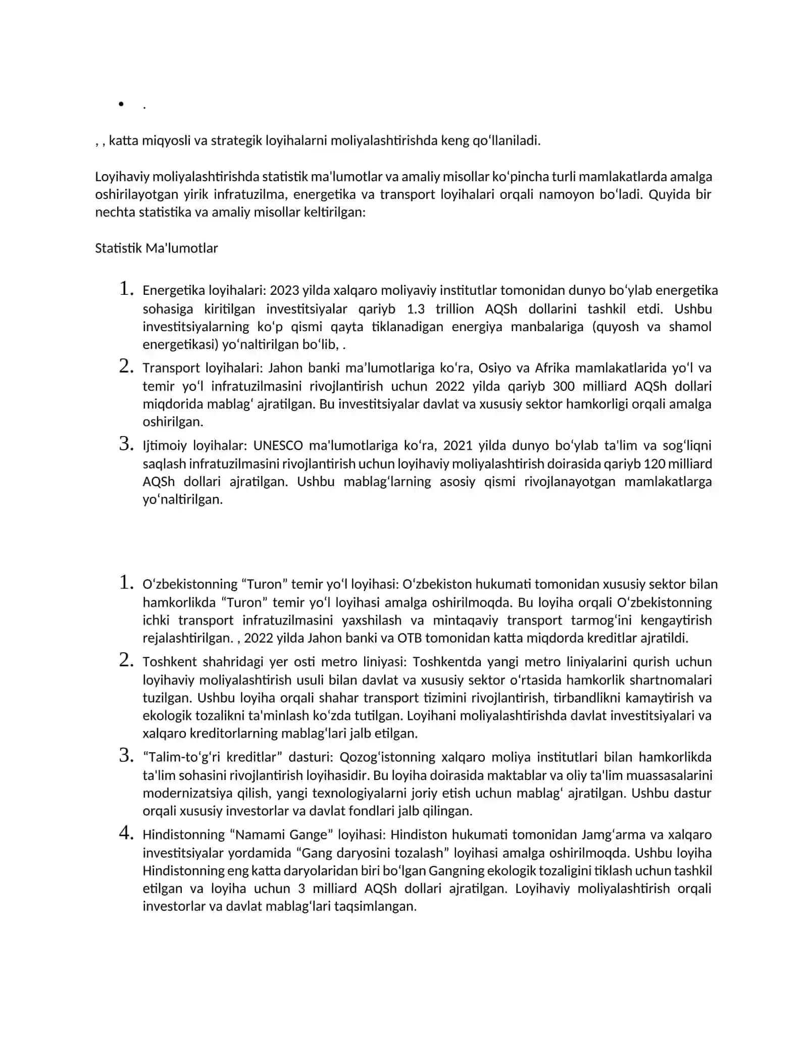 Ilmiy-tadqiqot loyihalarini shakllantirish va tartibga solish 3