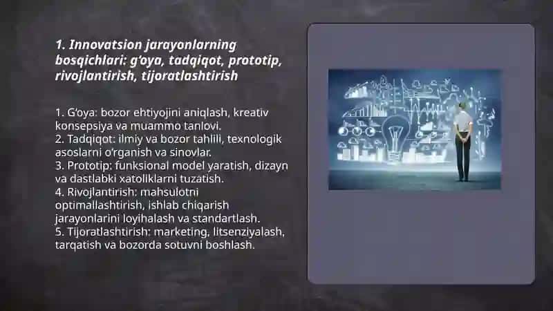 Jaxon iqtisodiyotida innovatsion jarayonlarning bosqichlari va modellari 3