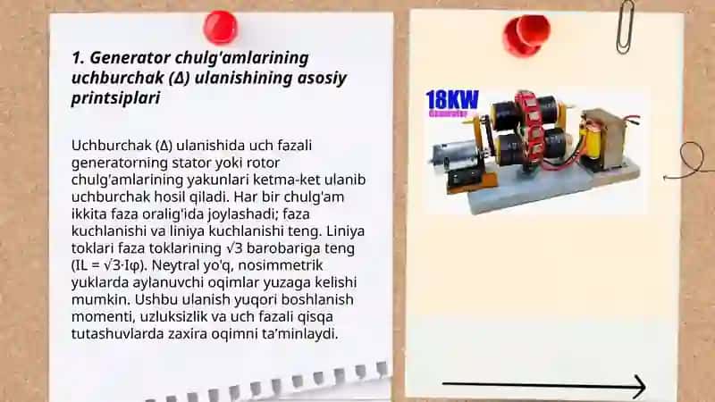 Generator chulg'amlari 3