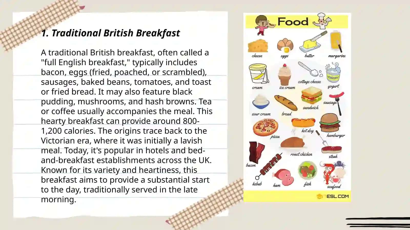 Traditional British Breakfast 3