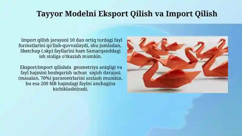 Auto Cad dasturida 3 o'lchamli modellashtrish panellari va funksiyalari 3