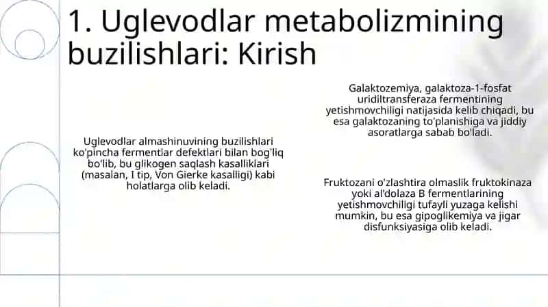 Uglevodlar almashuvining buzilishi 3
