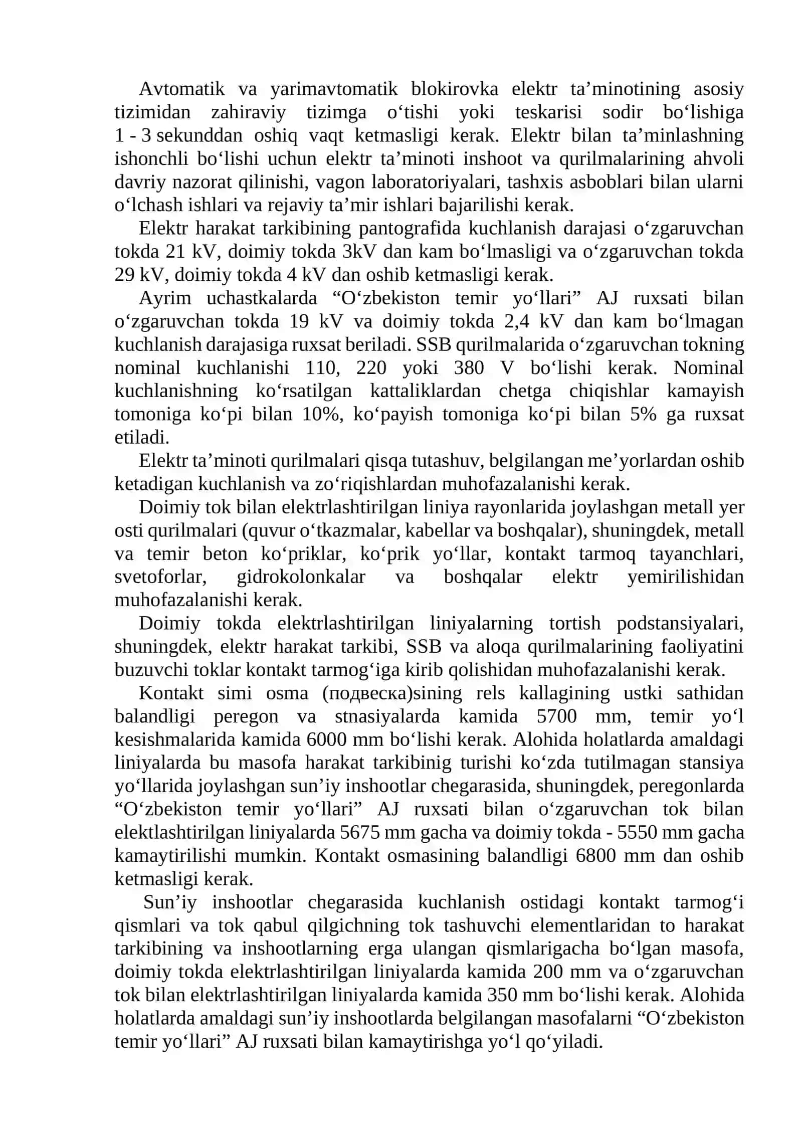 Elektr ta’minoti qurilmalari va elektrlashtirish tizimi 3