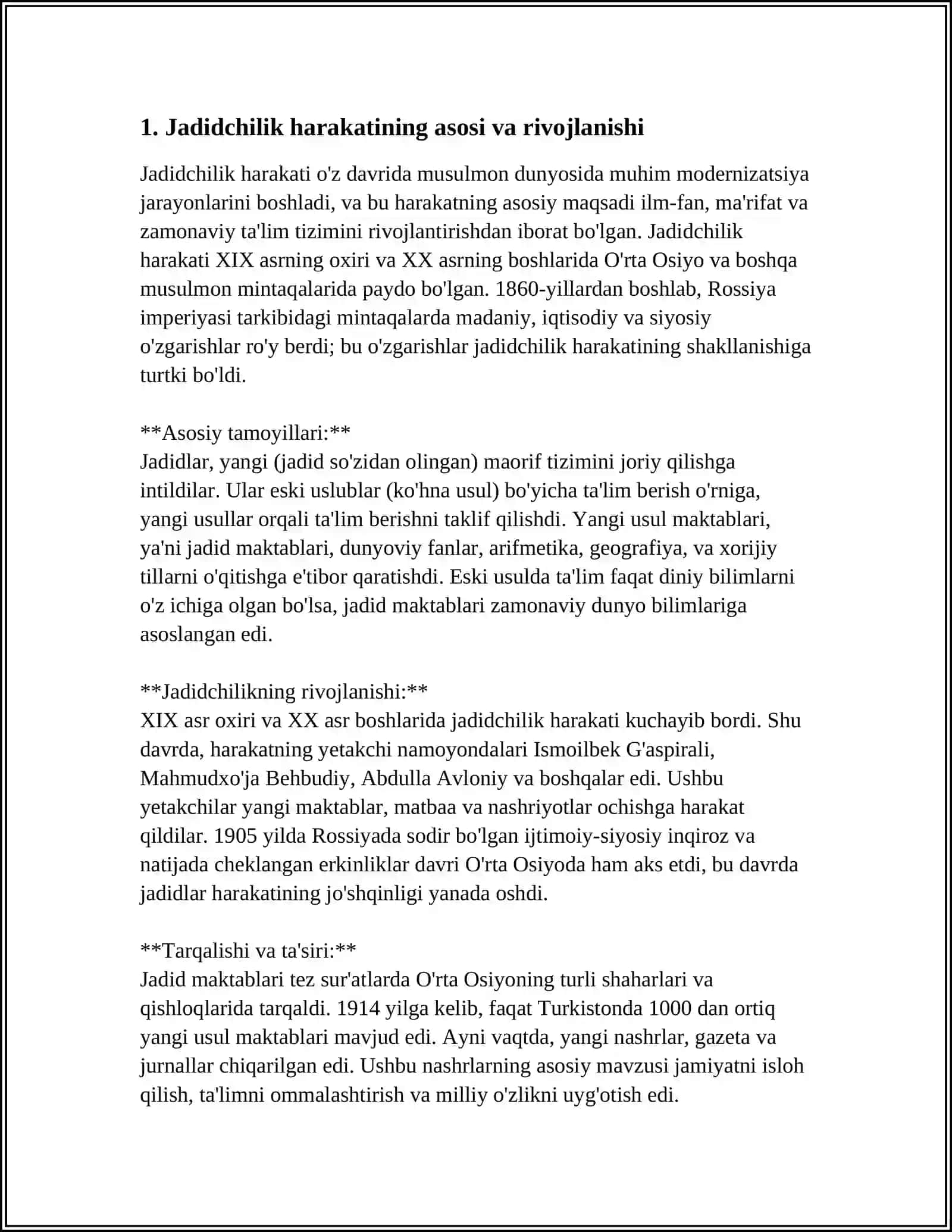 Jadidchilik harakati va jadid adabiyoti 3
