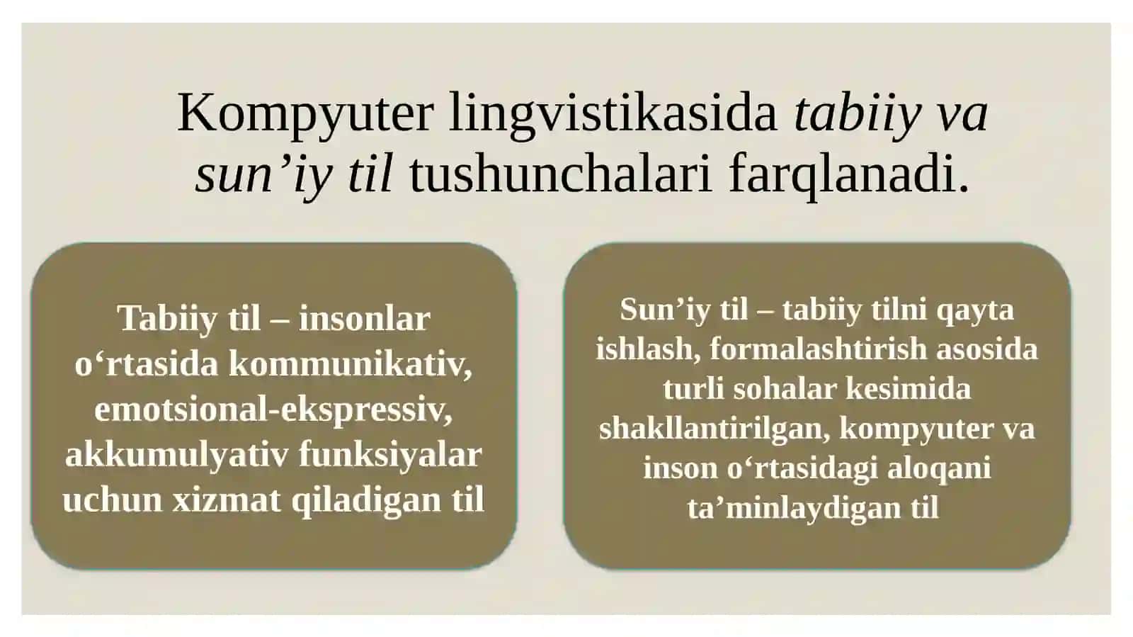 Kompyuter lingvistikasining asosiy yo'nalishlari 3