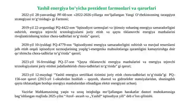 Yashil energiya nima? 3