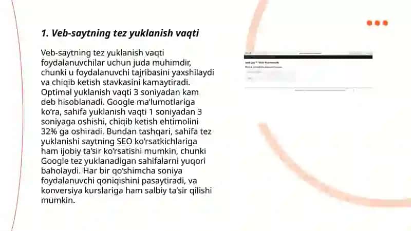 Turistik saytlar uchun muhim talablar 3