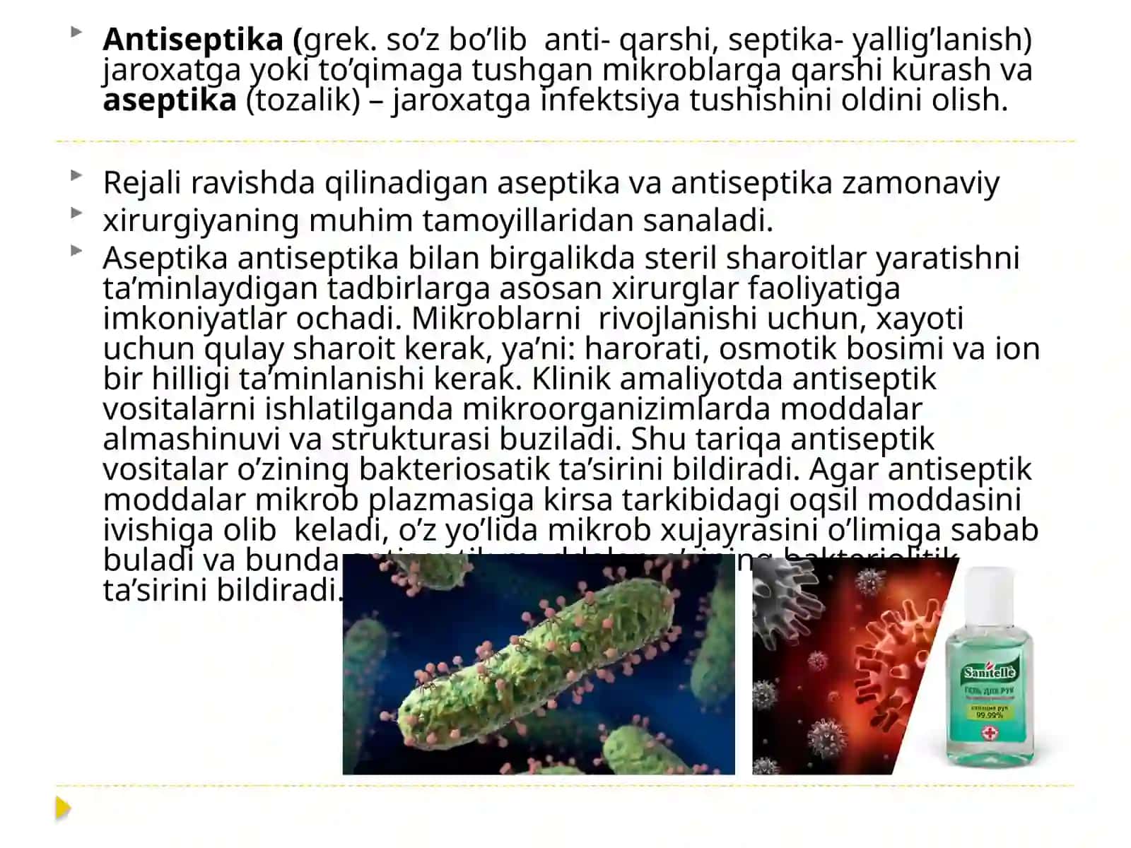 Antiseptika va Aseptika Asoslarini O`rganish 3