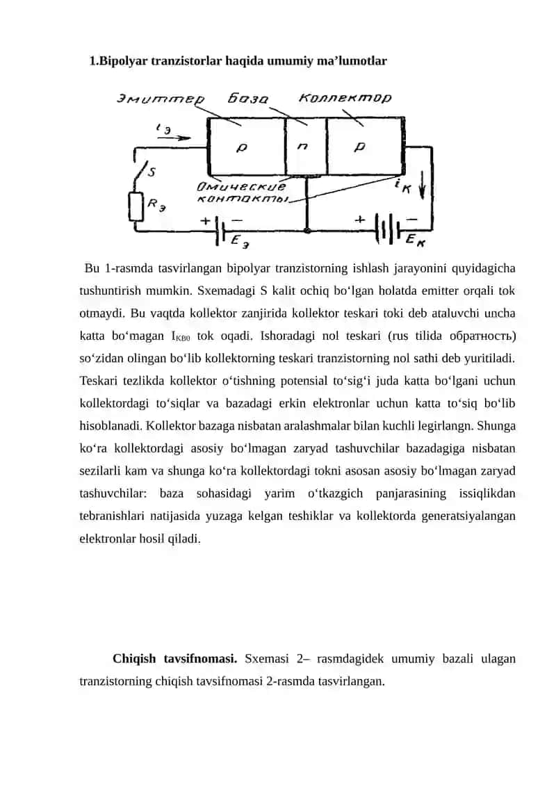 Bipolyar tranzistorlar 3