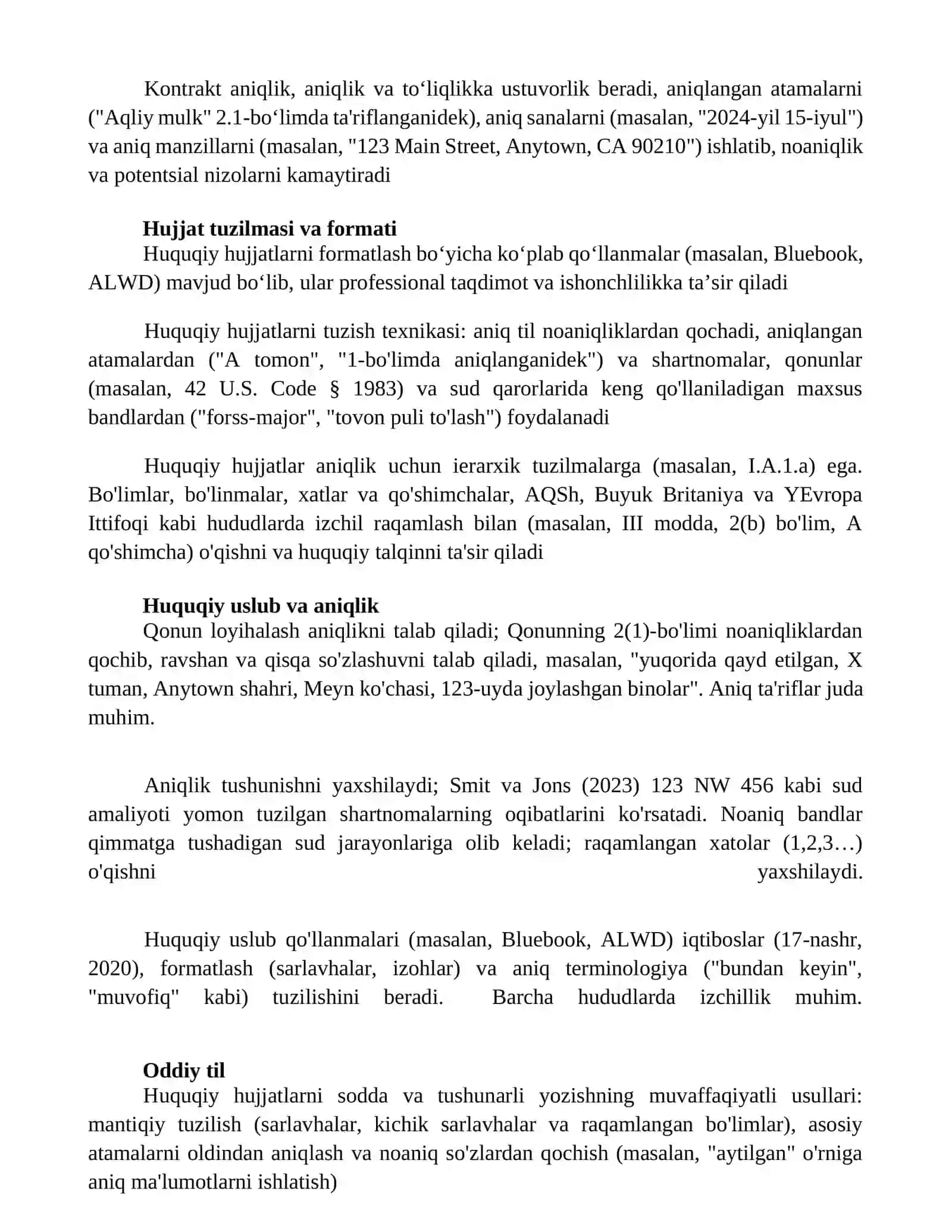 Qonunlarning yuridik texnikasi 3
