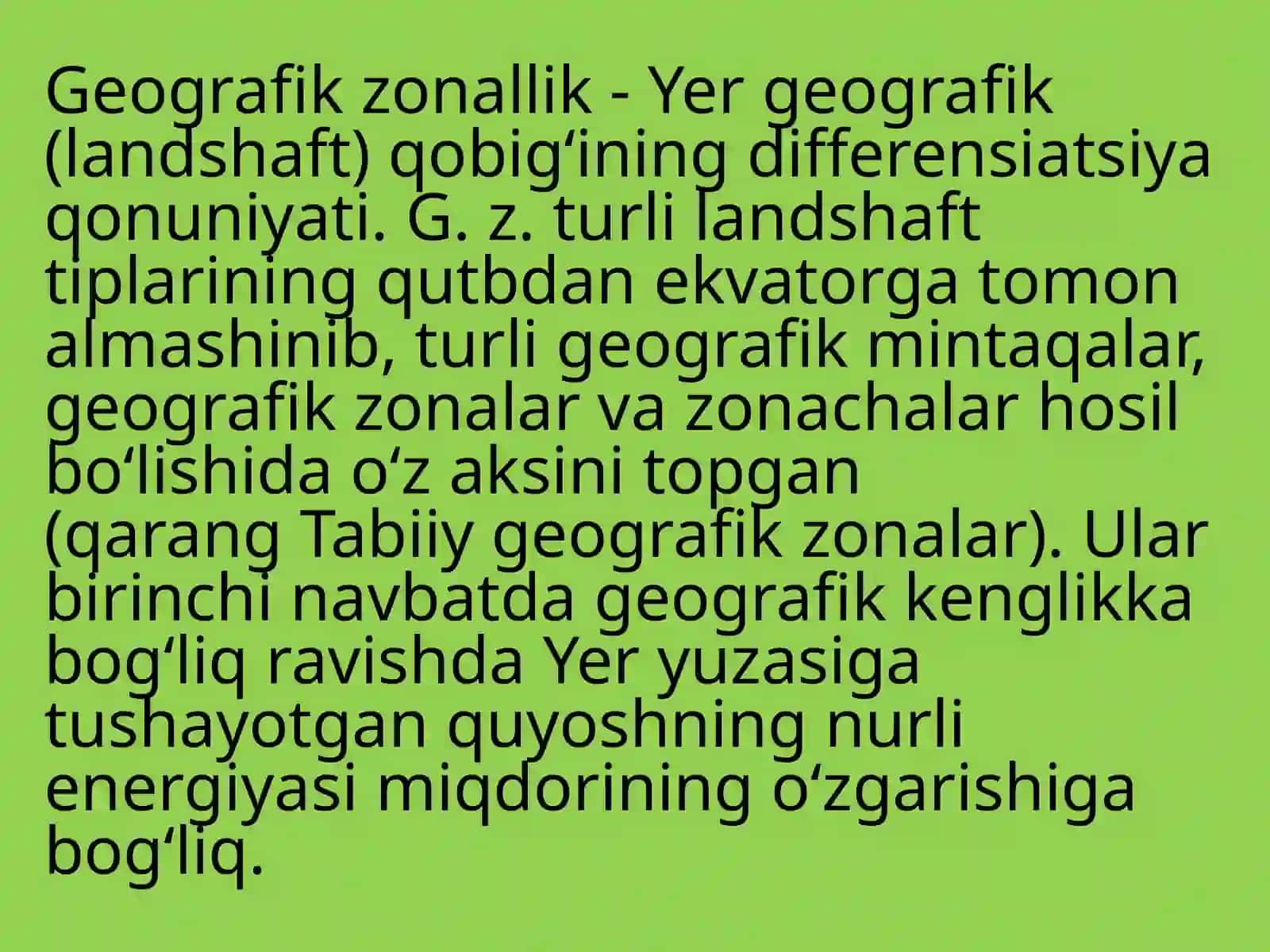Geografik zonalar bo'yicha tuproq hosil qilish jarayonlari 3