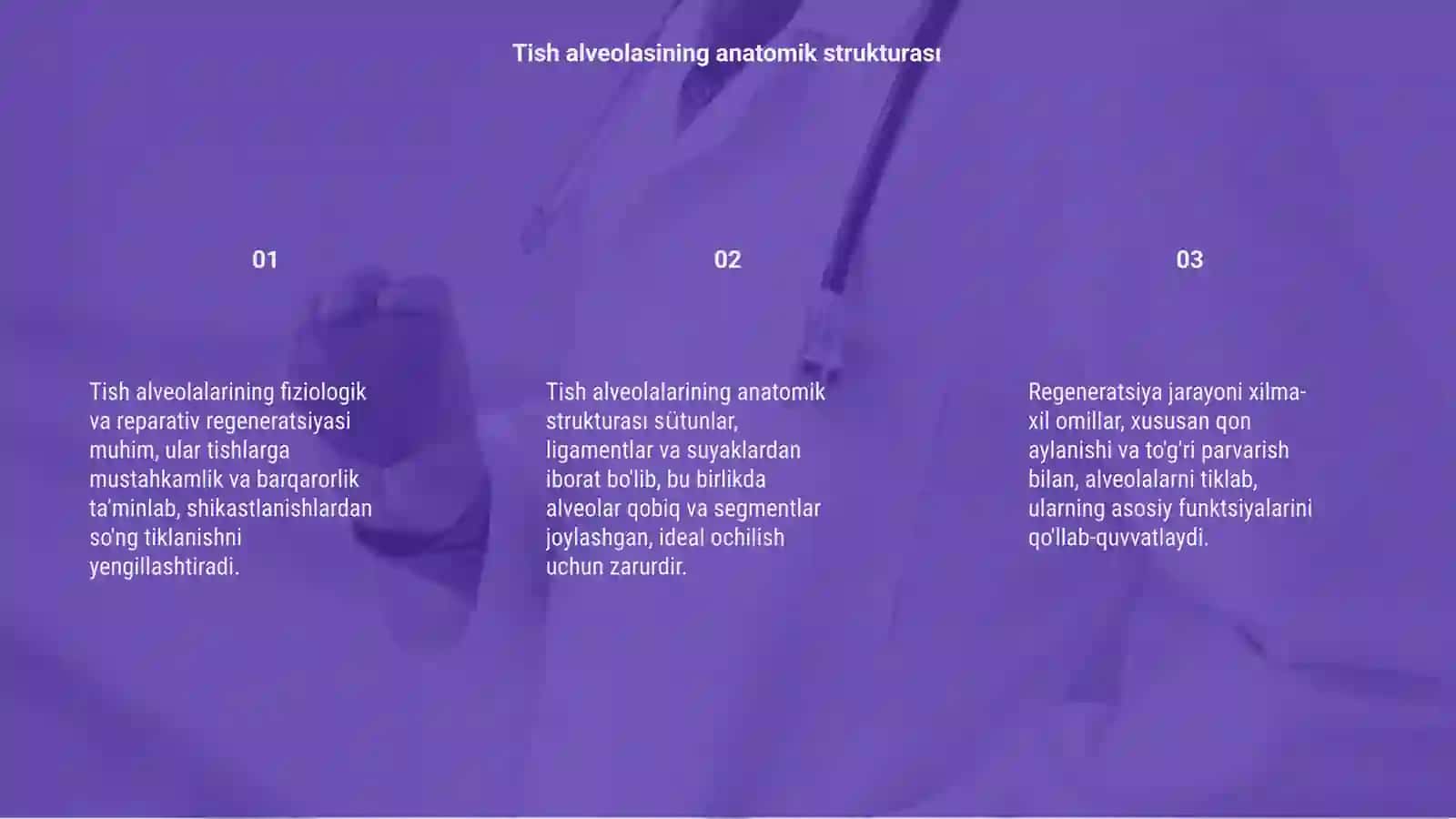 Tish alveolalarining fiziologik va reparativ regeneratsiyasi 3