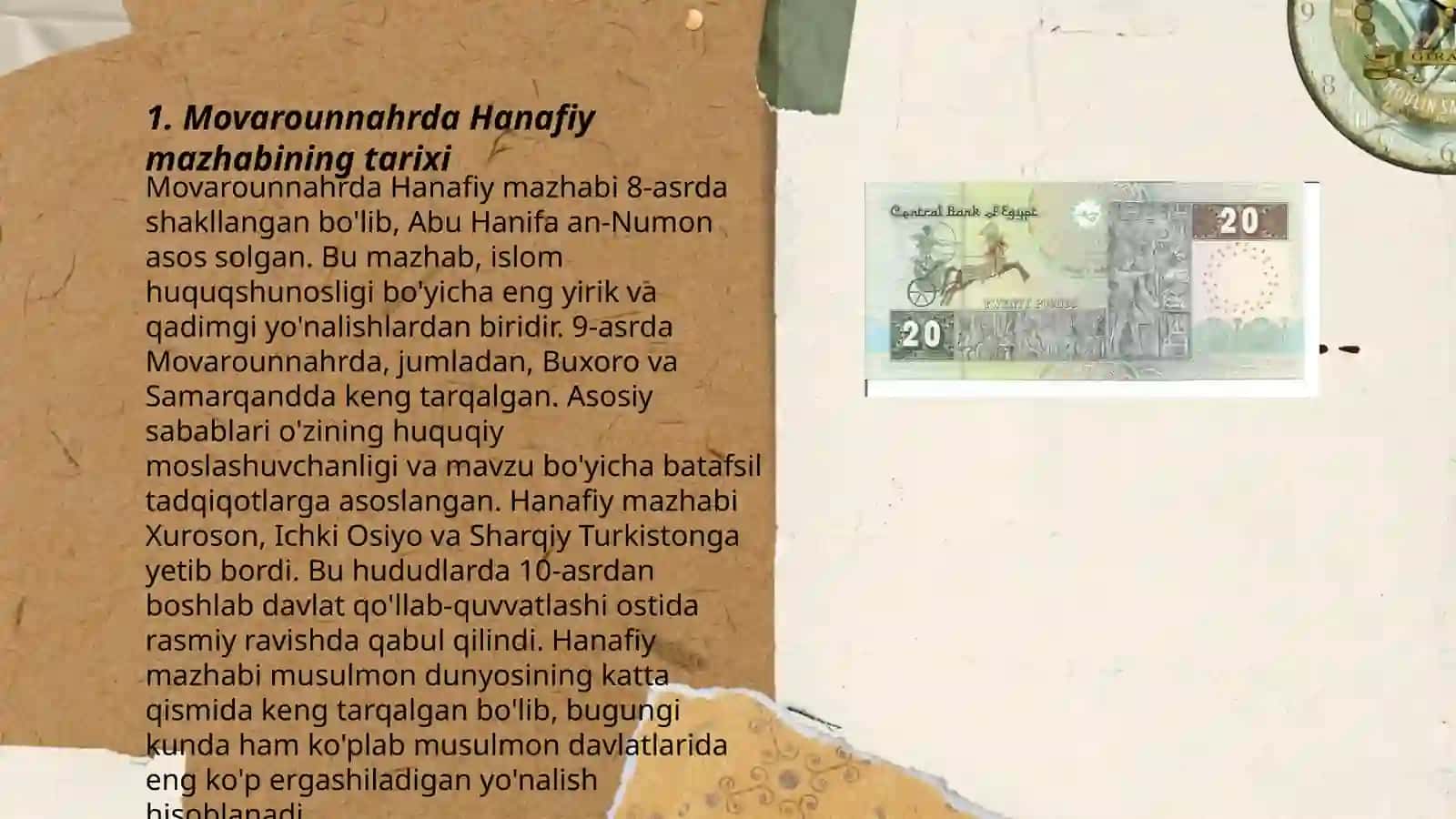 Movarounnahrda Hanafiy Mazhabi va Markaziy Osiyo Faqihlari 3