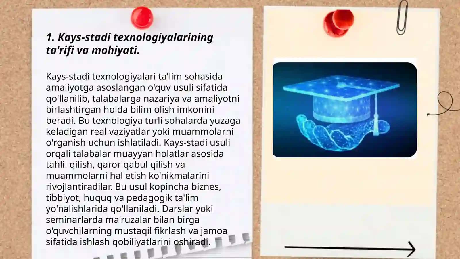Kays-stadi texnologiyalaridan foydalanish imkoniyatlari 3
