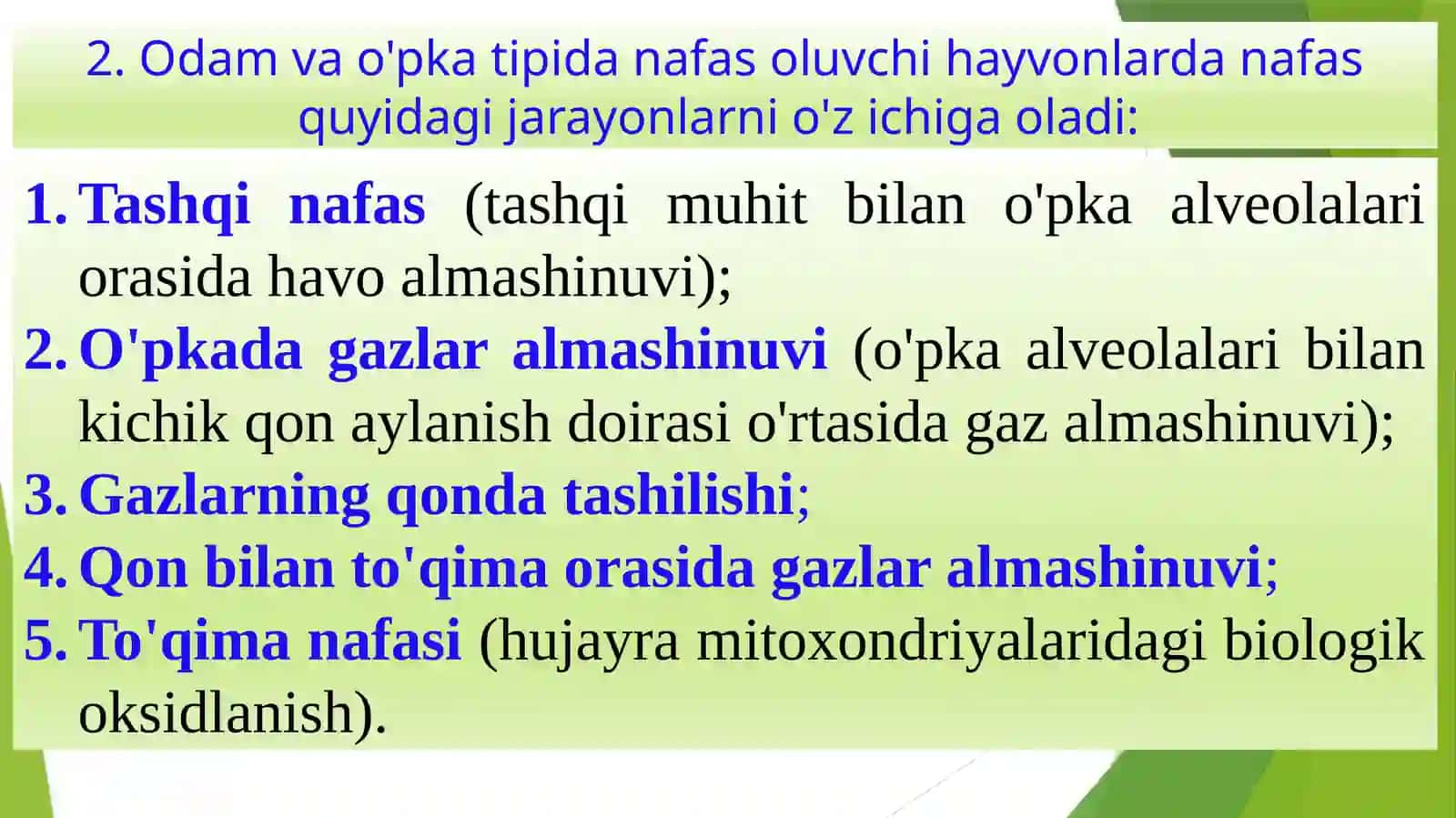 Nafastizimlarining yosh xususiyatlari va gigiyenasi 3