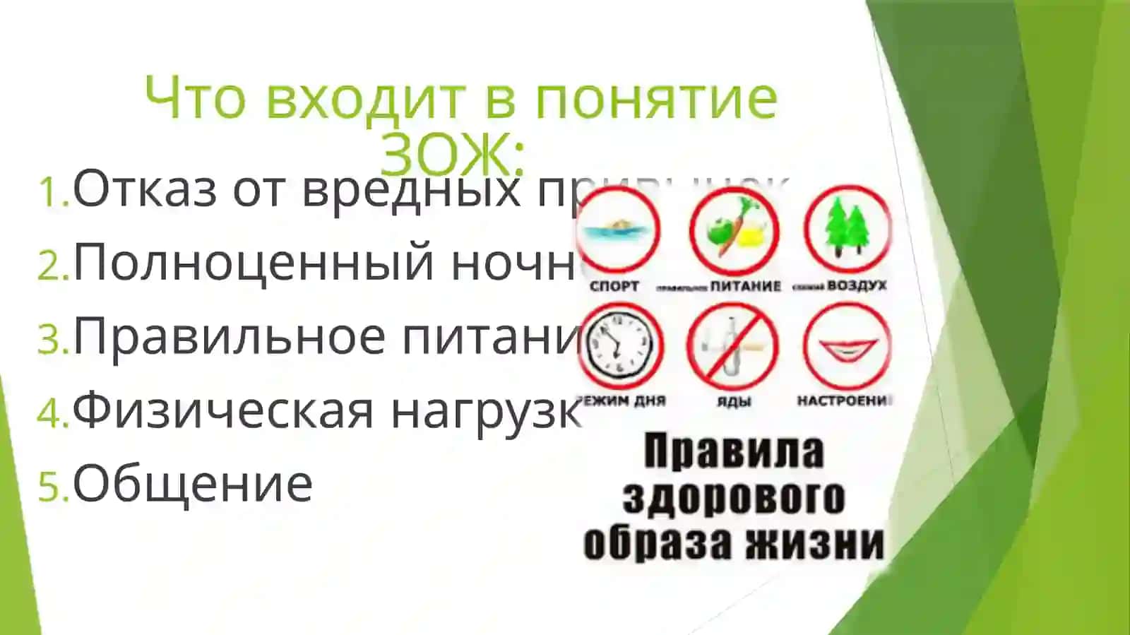 Здоровый образ жизни 3