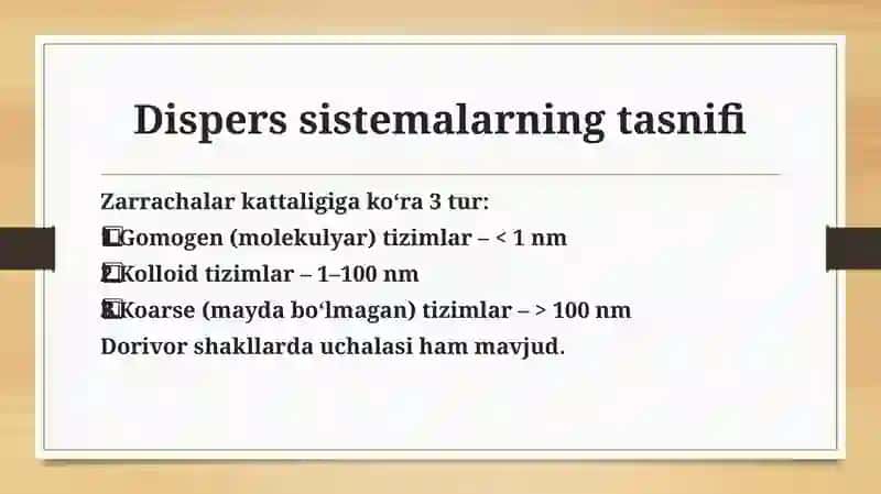 Dispers sistemalar 3