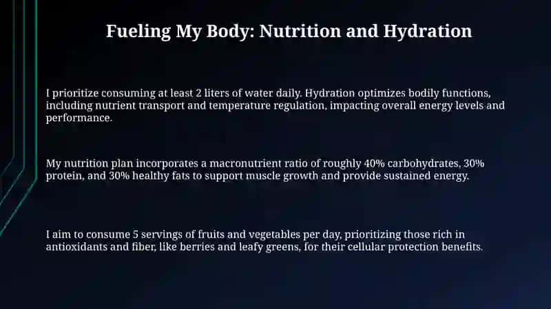 How I stay healthy and active 3