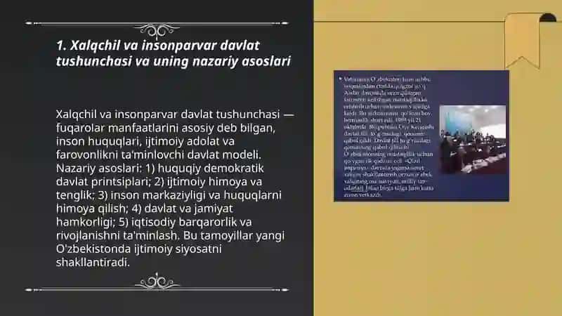 Xalqchil va insonparvar davlat qurishning ijtimoiy siyosiy ahamiyati 3
