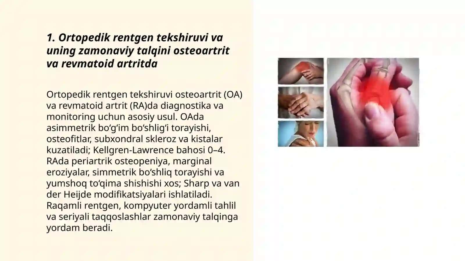 Bo'g'im kasalliklarini zamonaviy tekshirish usullari 3