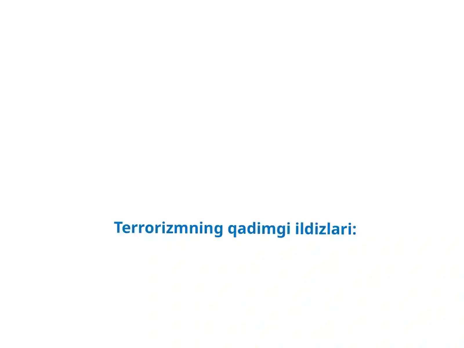 Diniy fanatizm, ekstremizm, fundamentalizm va terrorizm: Tarix va zamonaviy xavfsizlikka tahdidlar. 3