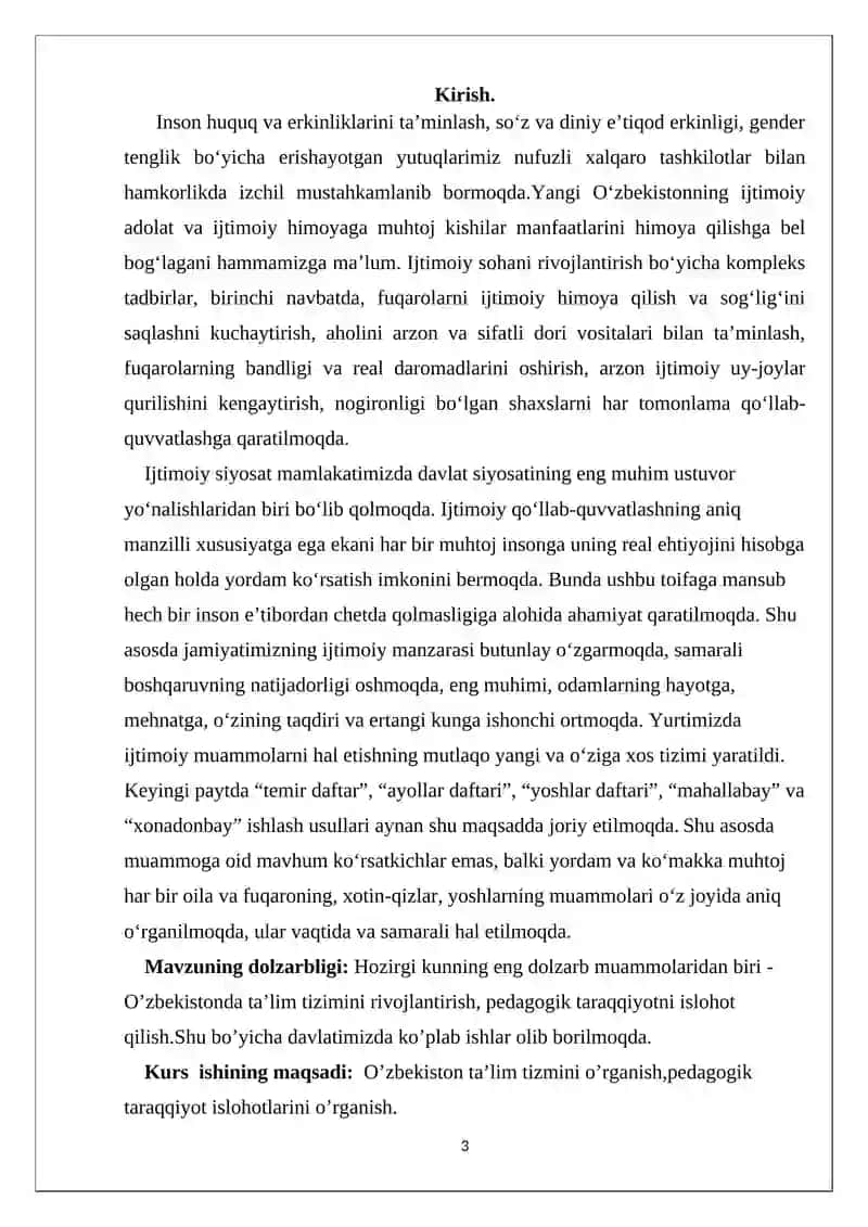 MUSTAQIL O’ZBEKISTON RESPUBLIKASIDA XALQ TA’LIMI TIZIMI VA PEDAGOGIK FIKRLAR TARAQQIYOTI 3