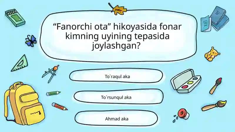 Tuzuvchi: Ona tiliva adabiyot fanio`qituchisi Hamroyev Umid Mustafoyevich 3