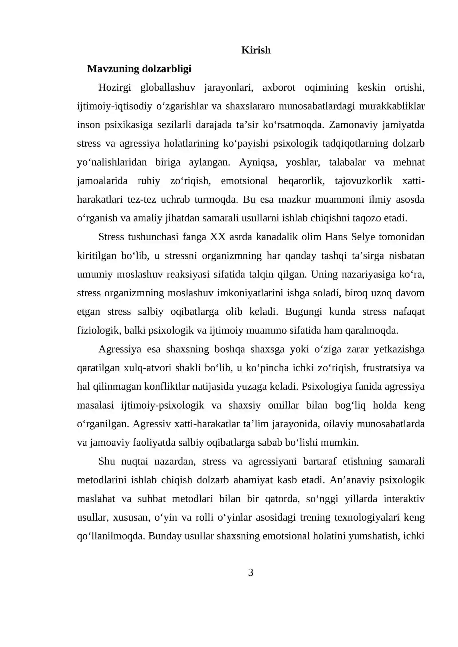 Stress va agressiyani bartaraf etish bo‘yicha o‘yin va ro‘llari o‘yinlarni o‘tkazish 3