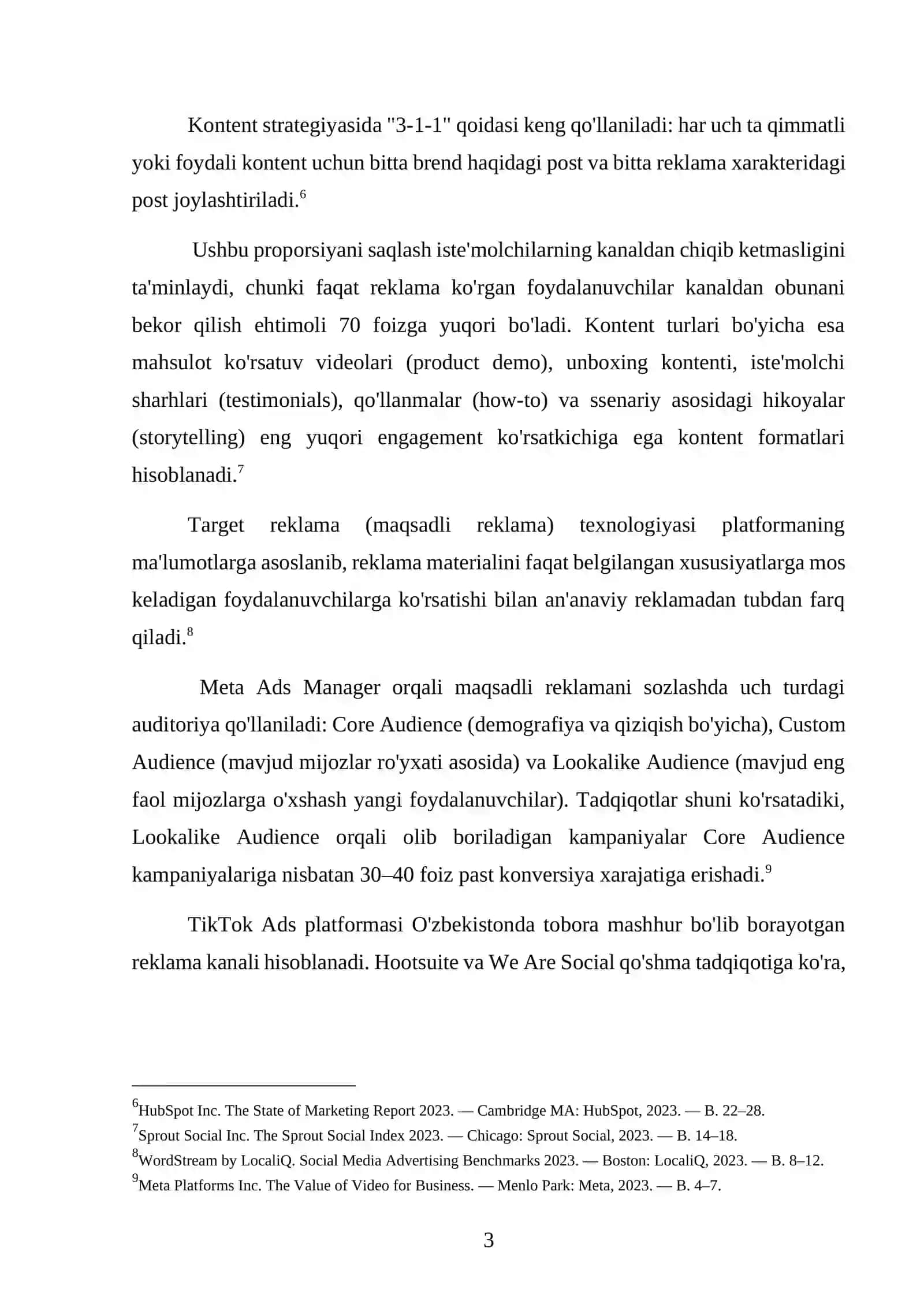 SMM va target reklama orqali sotuvni oshirish modeli 3