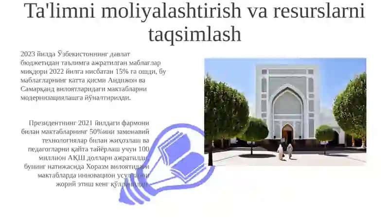 Mustaqill O'zbekistonda ta'lim islohotlari 3
