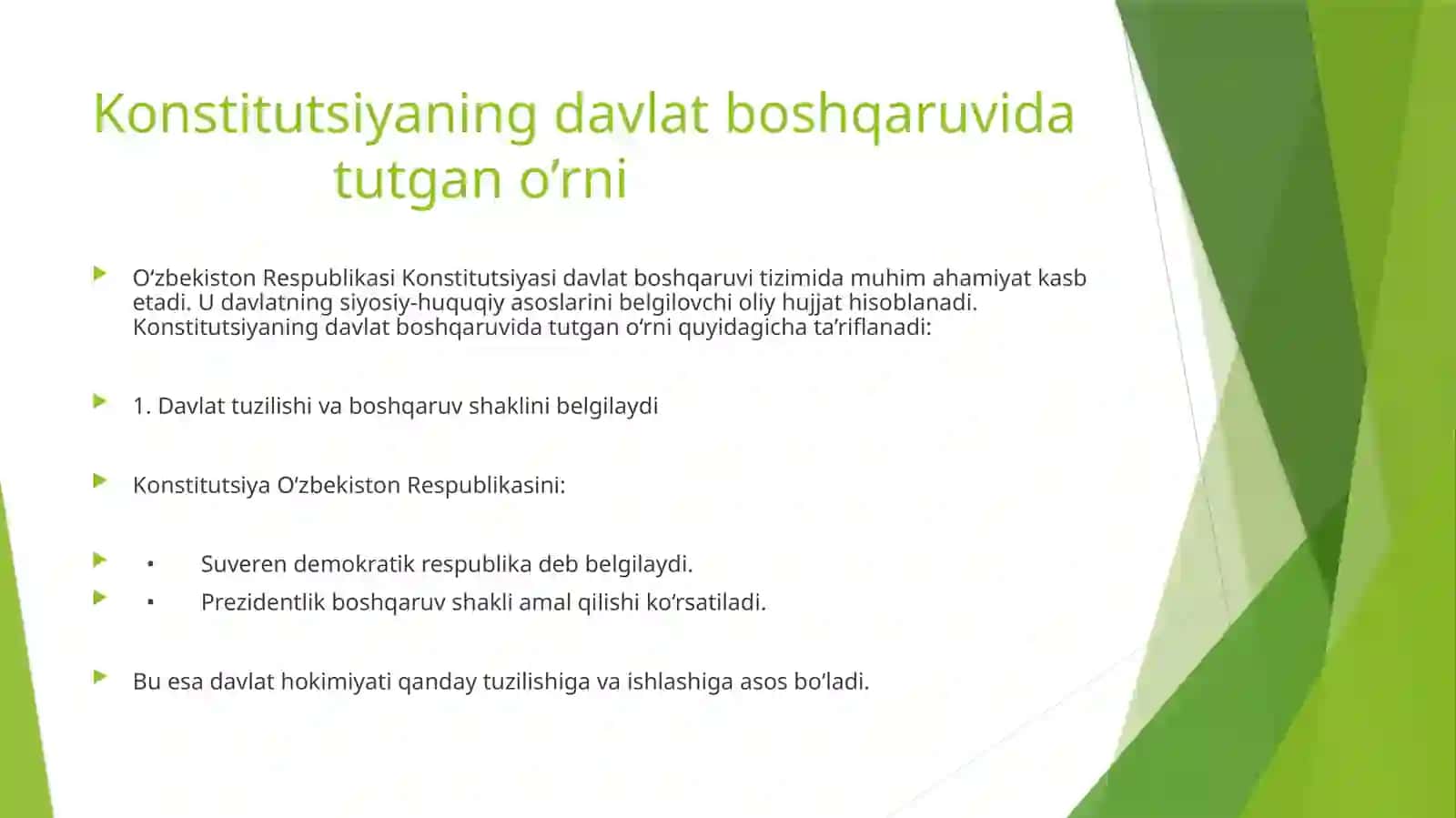 O'zbekiston Respublikasi Konstitutsiyasiga o'zgartirish va qo’shimchalar kiritish tartibi 3