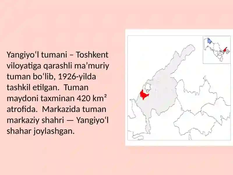 Yangiyo'l tumani 3