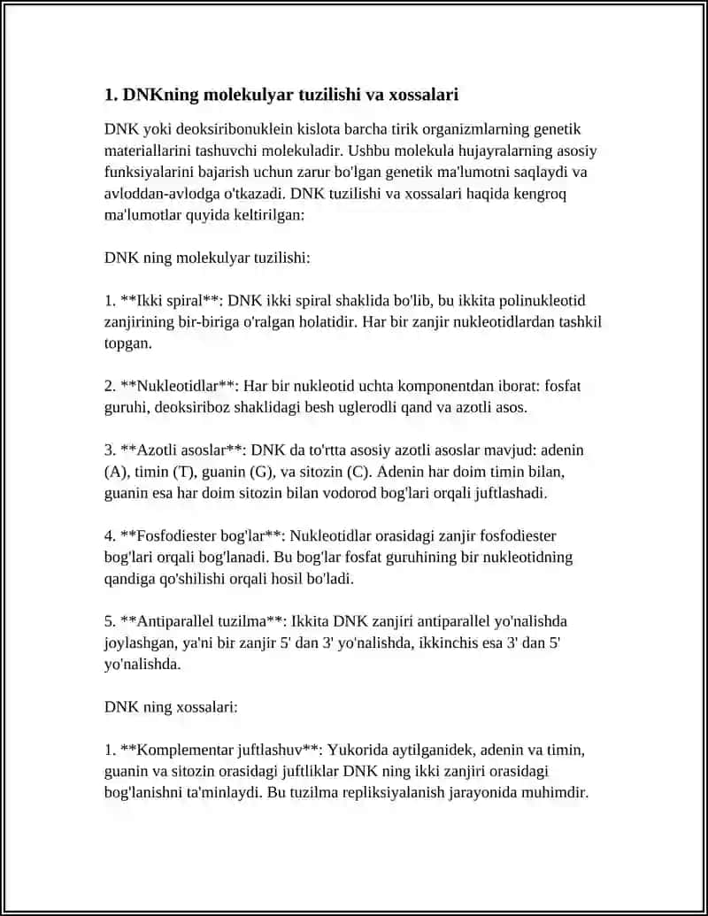 IRSIYATNING MOLEKULYAR ASOSLARI 3
