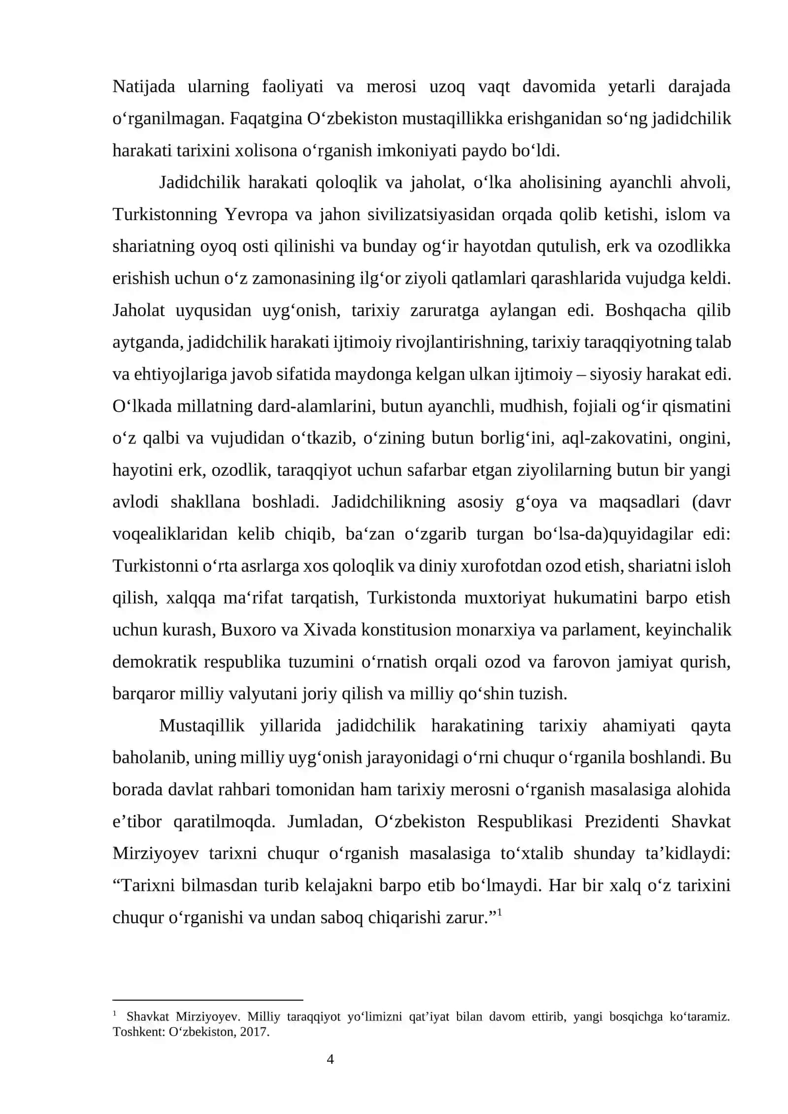 Jadidchilik harakati tarixining zamonaviy tarixshunoslikdagi talqini 3