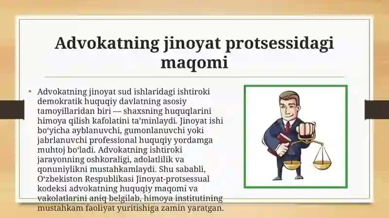 Advokatning Jinoyat Sud Ishlarini Yuritishdagi Ishtiroki 3