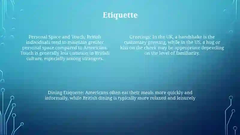 Differences Between British And American Culture 3