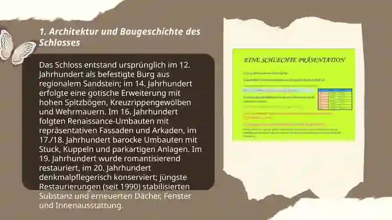 Im Schloss (Bereiten Sie eine kurze Präsentation oder einen kleinen Bericht zum Thema vor) 3