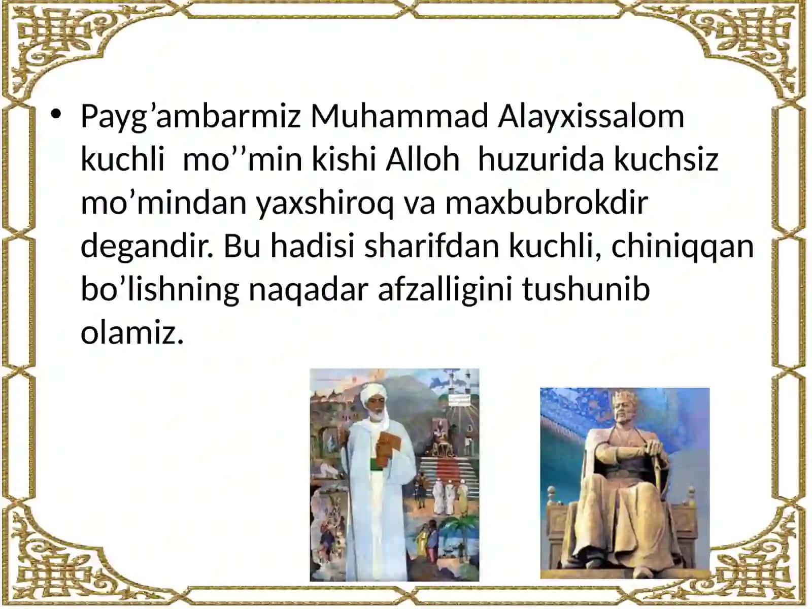 Sharqning buyuk allomalarixalq milliy o`yinlari haqida 3