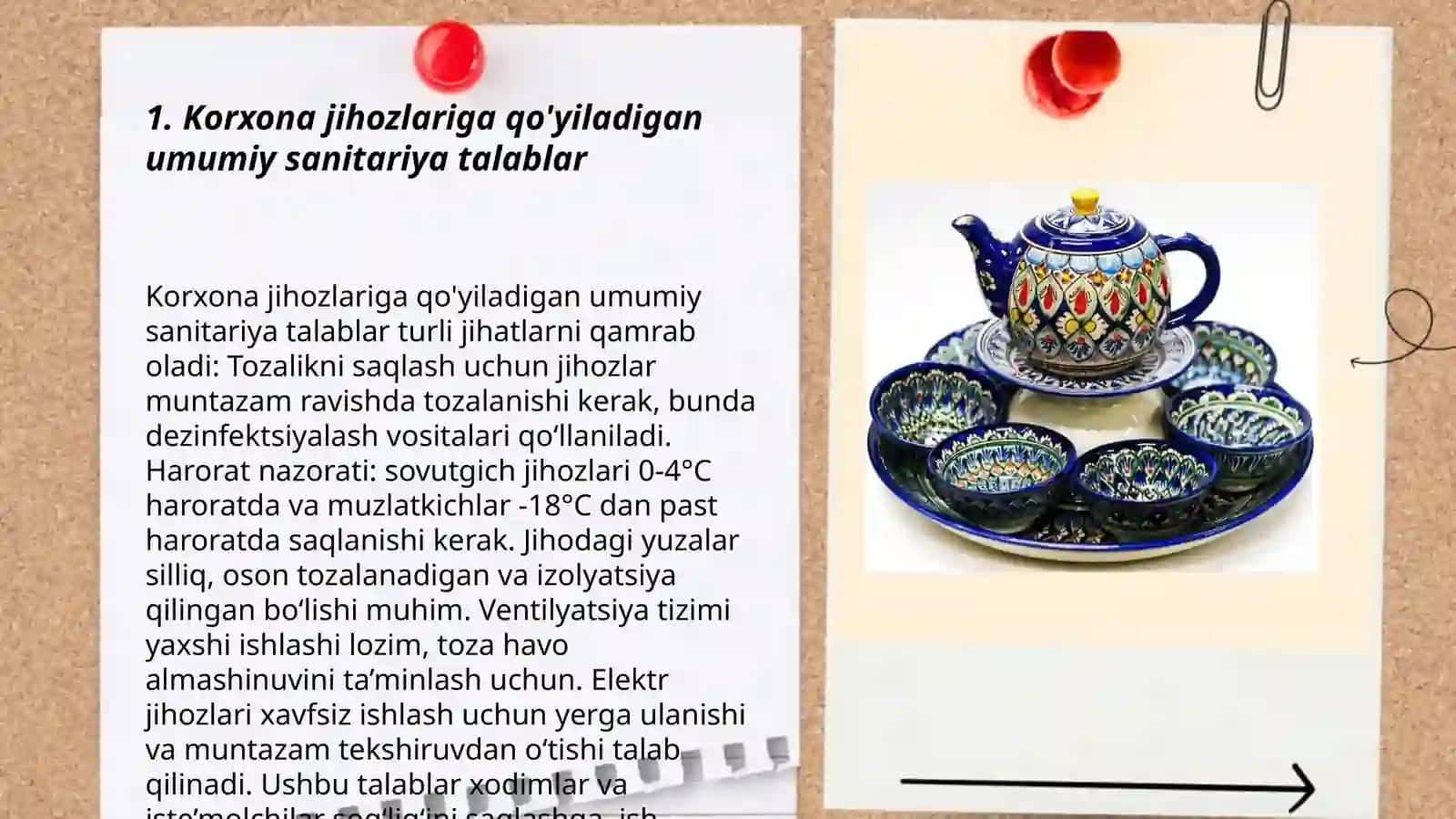 Korxona jihozlari asboblari idish va taralariga quyiladigan sanitariya talablari 3