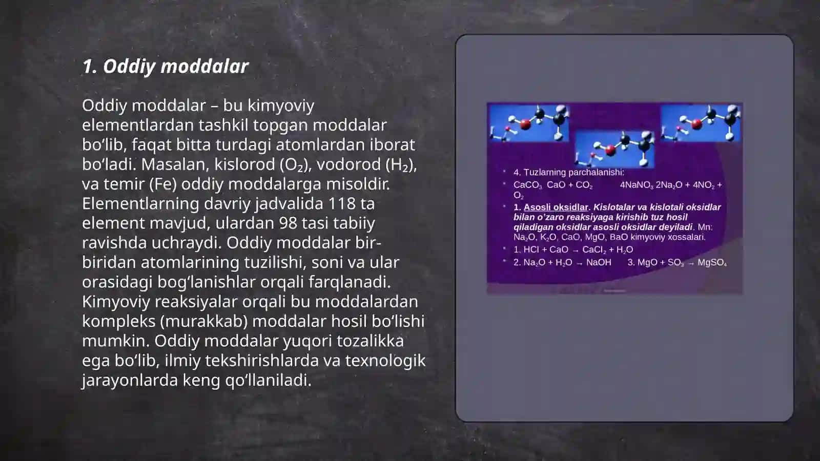 Anorganik birikmalarning asosiy sinflari 3