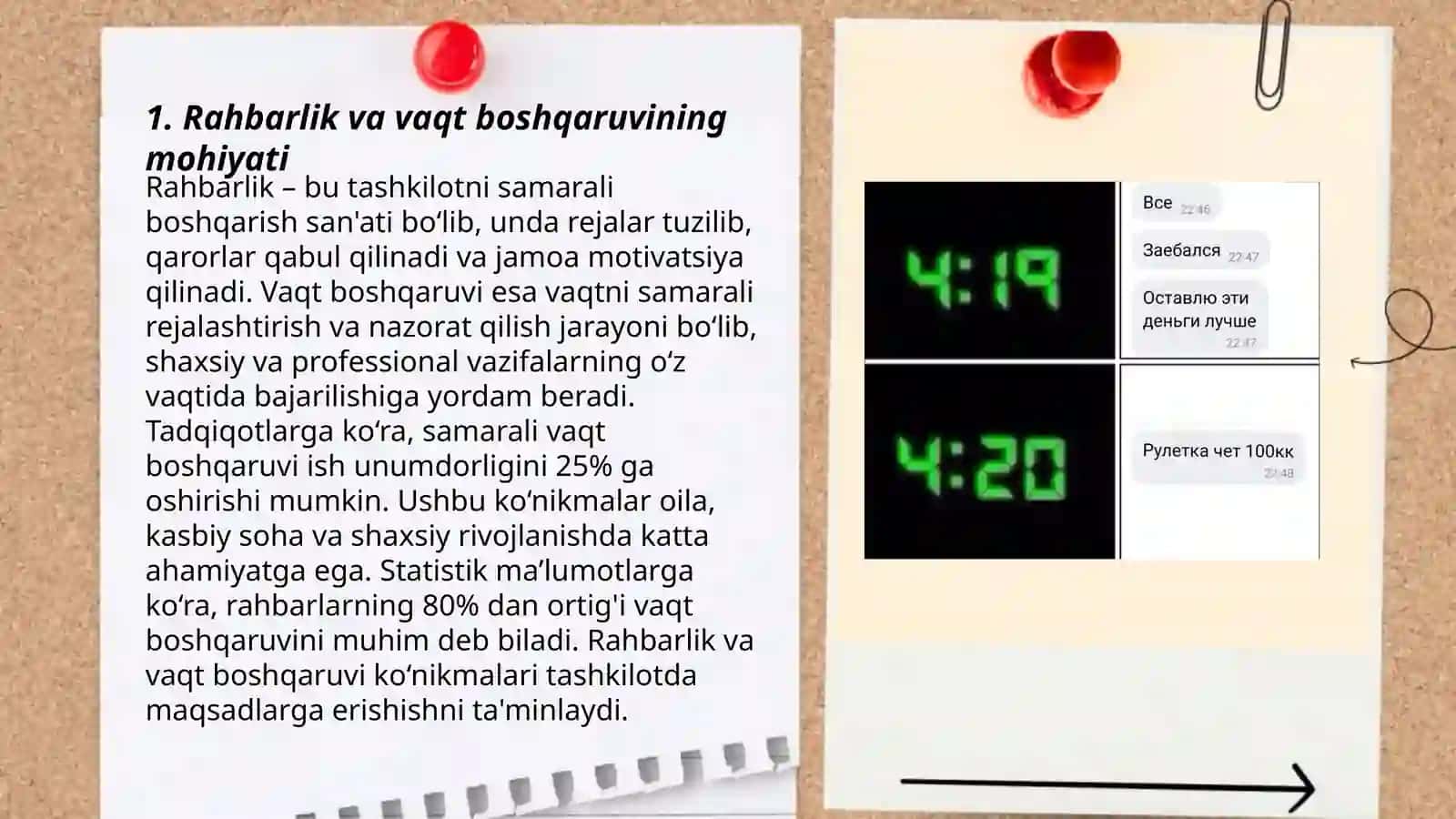 Rahbar va vaqt. Ishontirish boshqarishning asosi sifatida 3