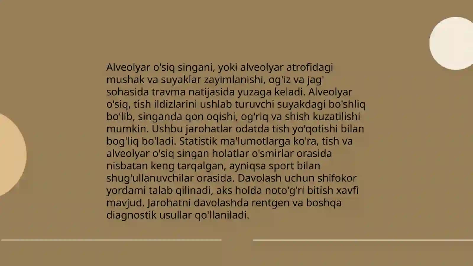Tish olish vaqtida alveolyar o’siq singanda vrach taktikasi 3