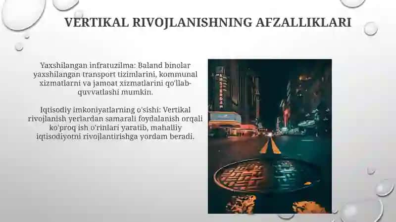 Shahar va qishloq hududlarni vertikal loyihalash 3