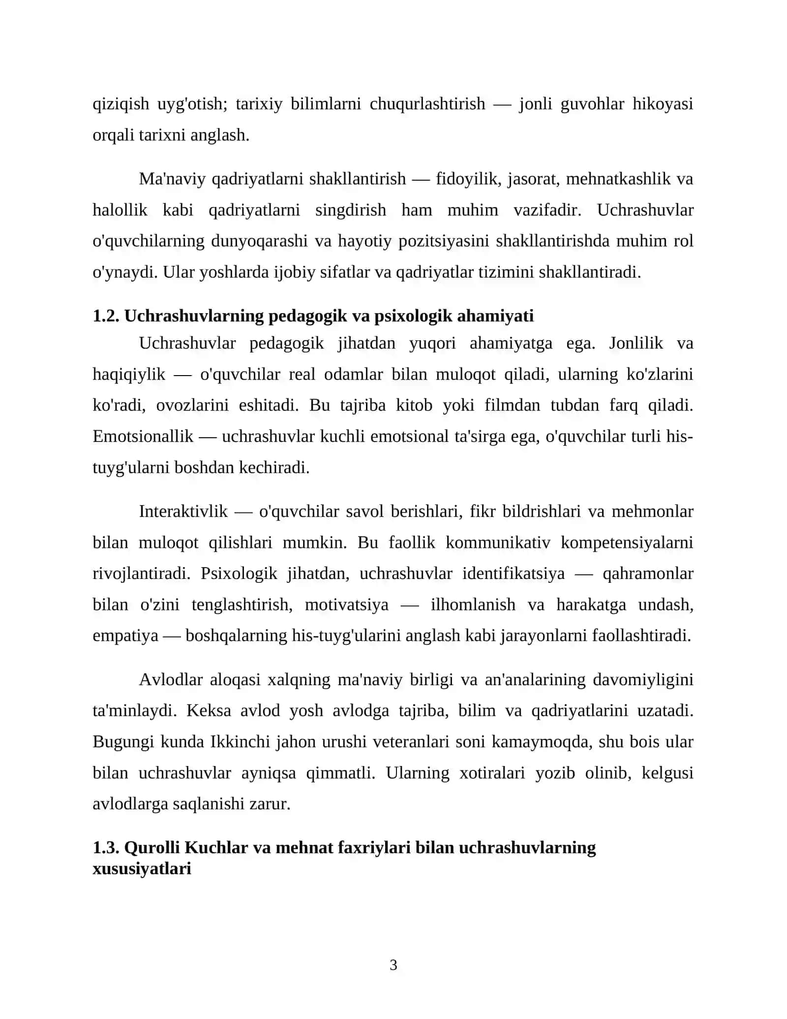 Qurolli Kuchlar va Mehnat Faxriylari Bilan Mavzuli Kechalar va Uchrashuvlar O'tkazish 3